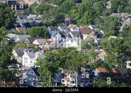 Luftaufnahme von Lakewood Ohio Stockfoto