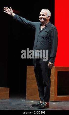 Vercelli, Italien. 7.. Juli 2022. Die Live-Show 'La favola Mia' des italienischen Schauspielers Giorgio Panariello. Quelle: Giorgio Morera/Alamy Live News Stockfoto