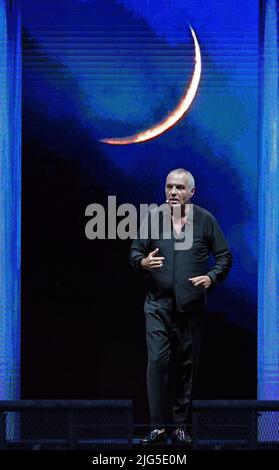 Vercelli, Italien. 7.. Juli 2022. Die Live-Show 'La favola Mia' des italienischen Schauspielers Giorgio Panariello. Quelle: Giorgio Morera/Alamy Live News Stockfoto