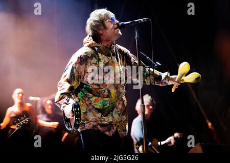 Luca Italien 6. Juli 2022 Liam Gallagher - live beim Lucca Summer Festival © Andrea Ripamonti / Alamy Stockfoto