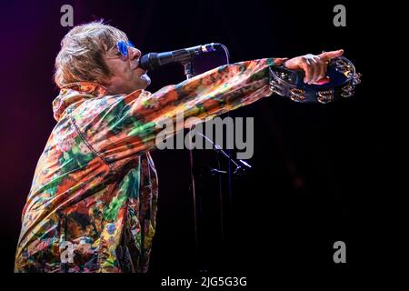 Luca Italien 6. Juli 2022 Liam Gallagher - live beim Lucca Summer Festival © Andrea Ripamonti / Alamy Stockfoto