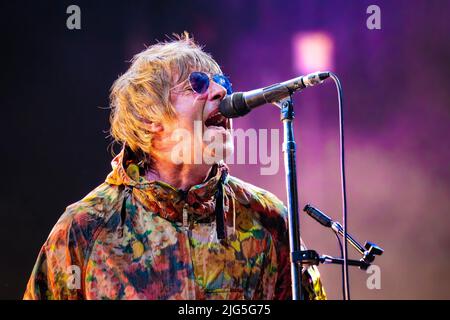 Luca Italien 6. Juli 2022 Liam Gallagher - live beim Lucca Summer Festival © Andrea Ripamonti / Alamy Stockfoto