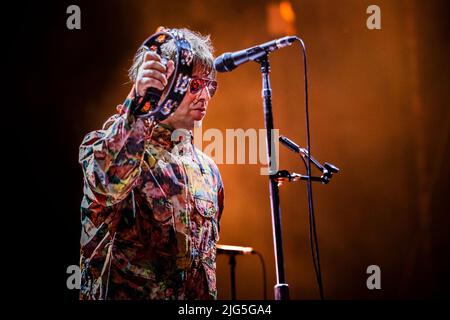 Luca Italien 6. Juli 2022 Liam Gallagher - live beim Lucca Summer Festival © Andrea Ripamonti / Alamy Stockfoto