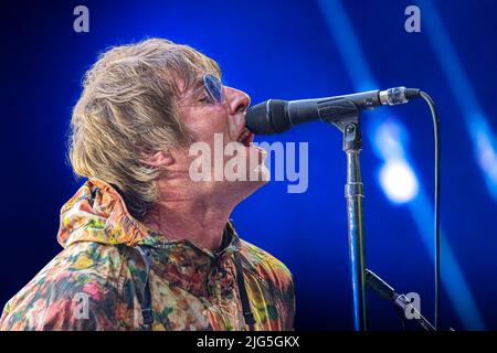 Luca Italien 6. Juli 2022 Liam Gallagher - live beim Lucca Summer Festival © Andrea Ripamonti / Alamy Stockfoto