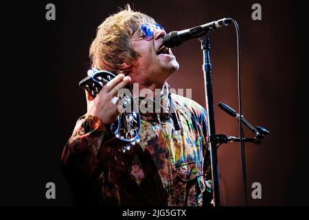 Luca Italien 6. Juli 2022 Liam Gallagher - live beim Lucca Summer Festival © Andrea Ripamonti / Alamy Stockfoto