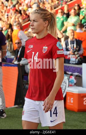 SOUTHAMPTON ENGLAND - JULI 07 : Ada Hegerberg aus Norwegen beim Finale der Europameisterschaft der Frauen 2022 der Gruppe A zwischen Norwegen und No Stockfoto