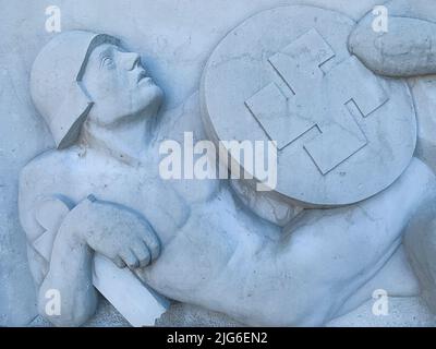 Montluc-Denkmal, Bron Fort Park, Bron, Frankreich Stockfoto