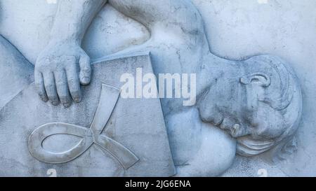 Montluc-Denkmal, Bron Fort Park, Bron, Frankreich Stockfoto