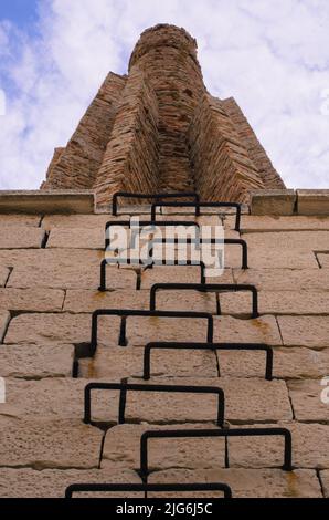 La Fornace Penna Ragusa Sizilien Italien römische Ruinen Fliesenfabrik Stockfoto