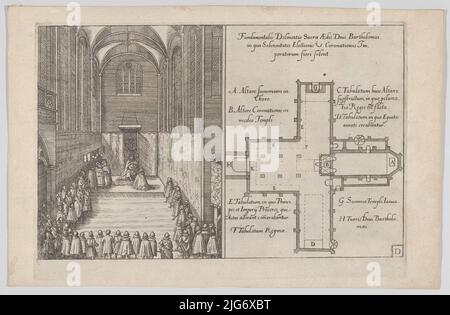 Platte D: Wahl und Krönung Kaiser Maximilians II., 1612. Stockfoto