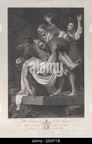 Die Entgrabung Christi, 1817. Stockfoto