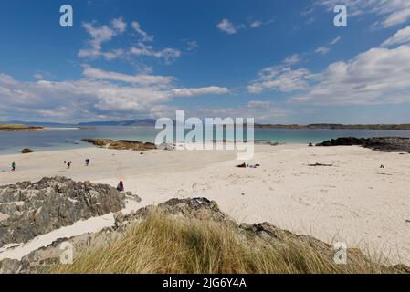 Strände auf der Insel Iona, Innere Hebriden Stockfoto