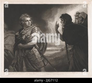 Herr Henderson in The Character of Macbeth, 1787. Stockfoto