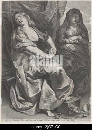 Maria Magdalena Trampelt Ihre Wertsachen, 1622-23. Stockfoto