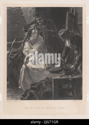Die letzte Toilette von Charlotte Corday, nach 1863. Stockfoto