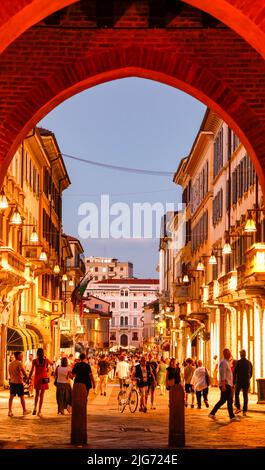 Monza, Italien. 07.. Juli 2022. Monza, Italy : WEC 6H of Monza 2022, the City of Monza, Stadt Monza, Reisefeature, Via Vittorio Emanuelle 2 Credit: dpa/Alamy Live News Stockfoto