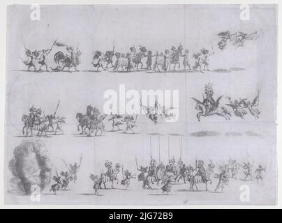 Tafel 10 von Pietro Paulo Bissari, Antiopa, 1662. Stockfoto