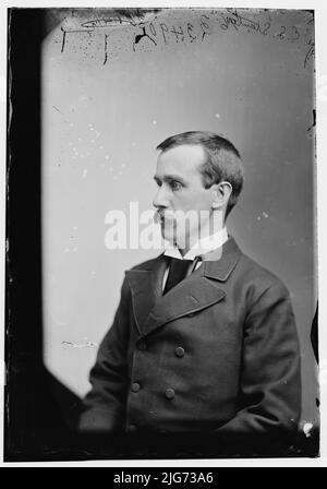 Stanton, Hon. E.L. Sohn von Edwin Stanton, zwischen 1870 und 1880. [Sohn des Rechtsanwalts und Politikers Edwin McMasters Stanton]. Stockfoto