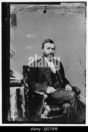 Präs. US Grant, zwischen 1870 und 1880. Stockfoto