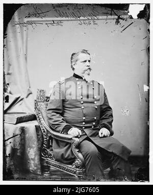 Gen. W. S. Hancock, USA, zwischen 1860 und 1875. [Politiker und Soldat]. Stockfoto