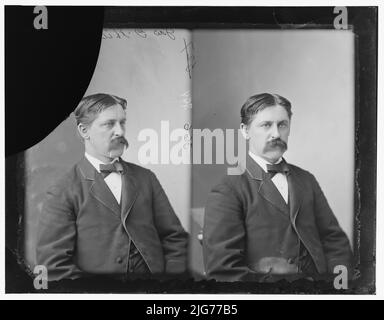 Architekt James G. Hill, 1865-1880. James G. Hill, Architekt, zwischen 1865 und 1880. Stockfoto