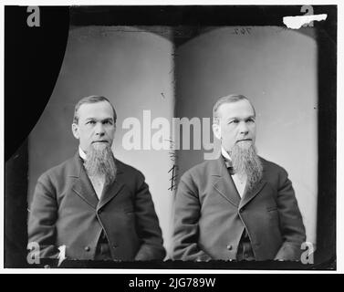 George A. Bagley aus New York, 1865-1880. Bagley, Hon. G.A. of N.Y. M.C. [Member of Congress?], zwischen 1865 und 1880. [Politiker, Anwalt und Eisenhersteller]. Stockfoto