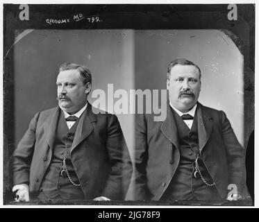 James Black Groome aus Maryland, 1865-1880. Groome, Hon. James Black aus Maryland, zwischen 1865 und 1880. [Politiker und Anwalt: Gouverneur von Maryland; Zollabnehmer für den Hafen von Baltimore]. Stockfoto