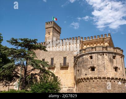 Die defensive Festung von Nardo, Apulien, Italien, bestehend aus einer Vielzahl von architektonischen Stilen im Laufe der Jahre hinzugefügt Stockfoto