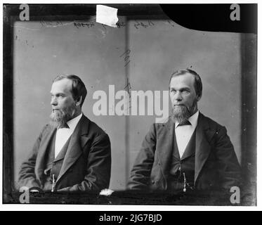 George A. Bagley aus New York, 1865-1880. Bagley, Hon. George A. aus New York, zwischen 1865 und 1880. [Politiker, Anwalt und Eisenhersteller]. Stockfoto