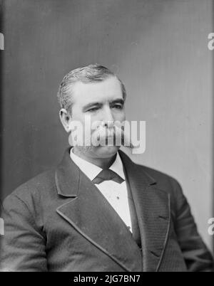 Young, Hon. Thomas Lowry aus Ohio, zwischen 1865 und 1880. [Major in der 118. Ohio Infanterie der Union Army; zum Oberst befördert; Gouverneur von Ohio]. Stockfoto