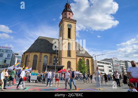 Katharinenkirche, an der Hauptwache, Frankfurt am Main, Hessen, Deutschland Stockfoto