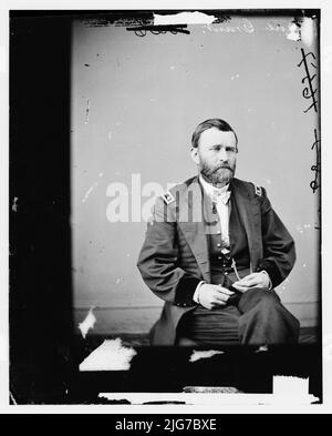 General U.S. Grant, zwischen 1855 und 1865. Stockfoto