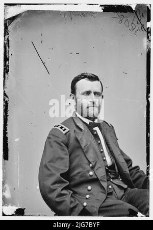 General U.S. Grant, zwischen 1855 und 1865. Stockfoto