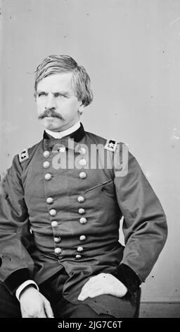 Gen. N.P. Banken, zwischen 1855 und 1865. (General in Union Army), zwischen 1865 und 1880. [Sprecher des Repräsentantenhauses der Vereinigten Staaten und Gouverneur von Massachusetts]. Stockfoto