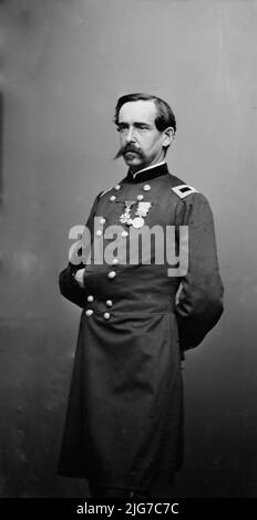 Gen. G.P. Cluseret, zwischen 1855 und 1865. [Französischer Soldat und Politiker: General in der Unionsarmee während des amerikanischen Bürgerkrieges]. Stockfoto