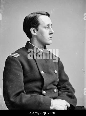 General Francis [C.] Barlow, zwischen 1855 und 1865. [Anwalt, Politiker, Soldat: Unionsgeneral während des amerikanischen Bürgerkrieges]. Stockfoto