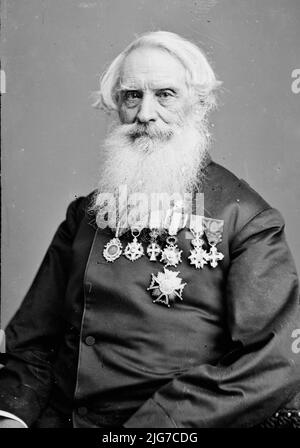 Samuel F. B. Morse, zwischen 1855 und 1865. [Künstler, Porträtmaler, Erfinder, Fotograf]. Stockfoto