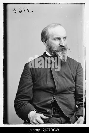 Hon. Caleb Lyon, zwischen 1855 und 1865. [Politiker: Gouverneur des Territoriums von Idaho]. Stockfoto
