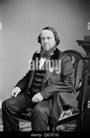 Prof. Sillman [sic], zwischen 1855 und 1865. [Professor für Chemie an der Yale University; maßgeblich an der Entwicklung der Ölindustrie beteiligt]. Stockfoto