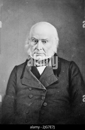 John Q. Adams, zwischen 1855 und 1865. [Politiker, Diplomat, Anwalt und Tagebuchschreiber: präsident der Vereinigten Staaten]. Stockfoto