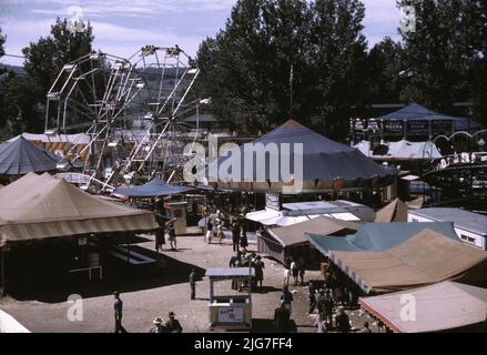 Side Shows auf der Vermont State Fair, Rutland. Stockfoto