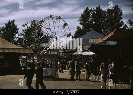 Side Shows auf der Vermont State Fair, Rutland. Stockfoto