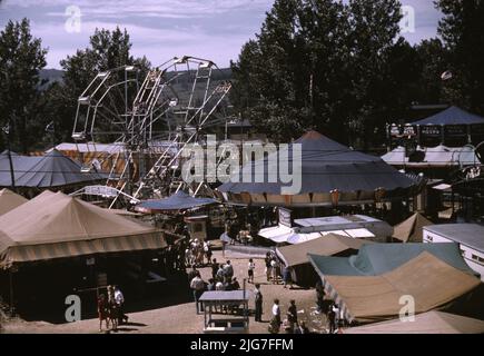 Side Shows auf der Vermont State Fair, Rutland. Stockfoto