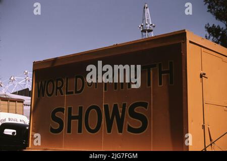 Side Show auf der Vermont State Fair, Rutland. Stockfoto