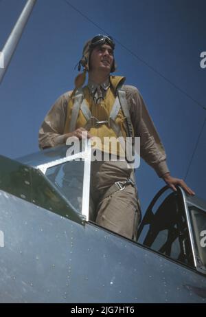 Marine Corps Leutnant Studium Glider Pilot bei Page Field, Parris Island, SC Stockfoto