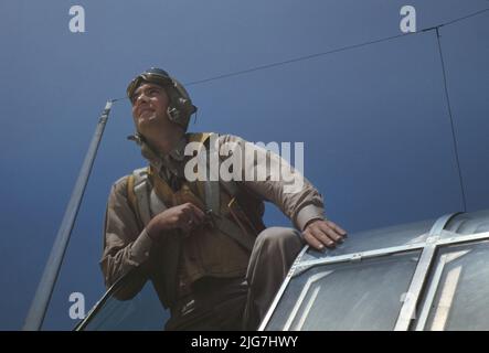 Marine Corps Leutnant Studium Glider Pilot bei Page Field, Parris Island, SC Stockfoto