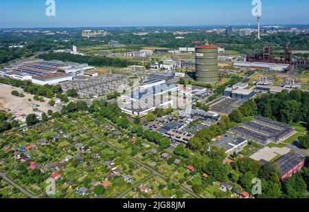 Phoenixpark, Phoenix-West, Dortmund, Nordrhein-Westfalen, Deutschland Stockfoto