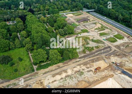 ENTWICKLUNGSGEBIET QUARTIER FELDMARK, OSTPARK-Projekt, Bochum, Nordrhein-Westfalen, Deutschland Stockfoto