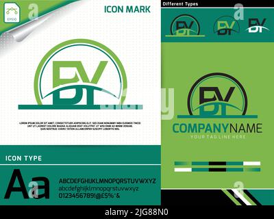 Premium-Vektor von Buchstabe nach Logo Stock Vektor