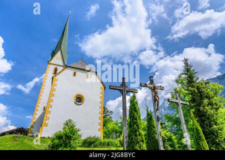 Österreich, Tirol, Unterinntal, Ebbs, St. Nikolaus-Kirche Stockfoto